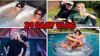 24 SAAT BUNGALOV TATİL VLOG [upl. by Kassel]