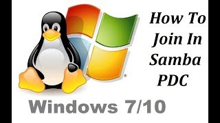 How to Join Windows 7  10 in Samba PDC [upl. by Myron]