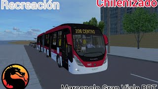 Mod Recreado Marcopolo Superpolo Gran Viale Volvo BRT [upl. by Mccready]