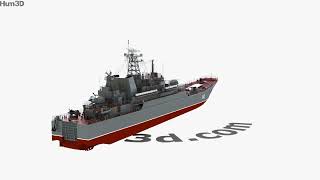 Ropuchaclass landing ship 3D model by 3DModelsorg [upl. by Capon]