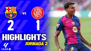 Barcelona vs Athletic Bilbao 21  RESUMEN y GOLES  Laliga 2024 [upl. by Sibylla]