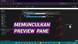 Cara Memunculkan Preview Pane di File Explorer Laptop Windows 11 [upl. by Yvad]