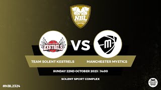 WNBL1 Team Solent Kestrels vs Manchester Mystics  221023 [upl. by Sarson386]