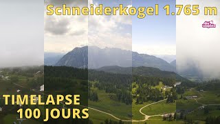 Tauplitz  Bad Mitterndorf  Schneebären ⏩ Timelapse 100 jours [upl. by Elberta]