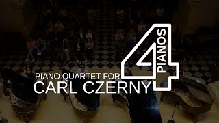 Carl Czerny Piano Quartet for 4 Pianos [upl. by Sacks]