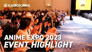 Anime Expo 2023  KADOKAWA Animation Event Recap [upl. by Canica]