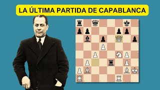 CAPABLANCA SACRIFICA SU DAMA PARA ATACAR  CAPABLANCA VS LEWIS [upl. by Les679]