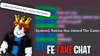 Roblox FE FAKE CHAT Trolling Script 🔥  Pastebin Direct Link  Envixity Scripts [upl. by Sheffie]