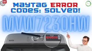 Maytag Washer Troubleshooting Guide Fix Errors amp Reset Your Machine Easily [upl. by Triny]