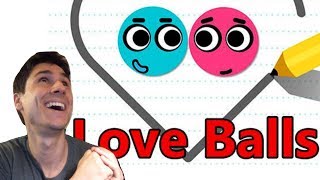 LOVE BALLS LEVELS 1  29  LOVE BALLS IS ADORABLE  Love Balls Mobile Game  The Frustrated Gamer [upl. by Kcireddor]