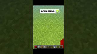 Aquarium tutorial🫧✅ minecraft minecraftshorts minecraftbuilding gaming [upl. by Goeger869]