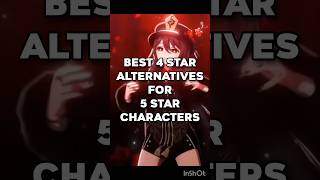 ✧ 4 Star Alternative For 5 Star Characters ✧ Genshin Impact ✧ shorts genshinimpact clips [upl. by Faunia]