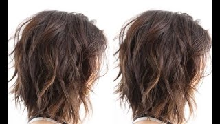 Shaggy bob haircut tutorial for women  Easy Hairstyles Tips [upl. by Costello]