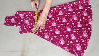 Umbrella FrockDress Cutting and Stitching Step by Step for 78 year [upl. by Dupuy]