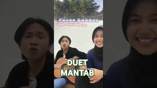 Fajar Sadboy  Jago Ngerap duet viralvideo [upl. by Yorker]