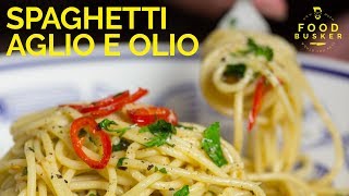 SPAGHETTI AGLIO E OLIO  5 very simple ingredients  John Quilter [upl. by Berriman]