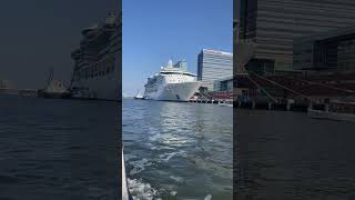 Biggest cruiseschip arrived in Amsterdam PTA [upl. by Areemas]