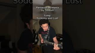 Top 5 Thrash Metal Album of ALL TIME  Persecution Mania by Sodom  thrashmetal guitar metalhead [upl. by Yedsnil]