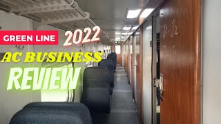 Review Green Line AC Business Class  Cabin  Best Train  Karachi to Islamabad Pakistan Railways [upl. by Ysor]