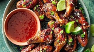 Homemade BBQ chicken wings recipeGrilled chicken wings recipecrispy chicken wings [upl. by Teryl]