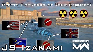 100 Effective Flare Bait Tactics  JS Izanami Gameplay  Modern Warships [upl. by Leuas]