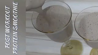 How to make Post workout Protein Smoothie in 5 mtsweight loss recipe  Protein Smoothie [upl. by Bethina]