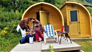 Tourist Visit New Place Camping Pods Gabin Jabba Swat Valley  Sherin Zada  Hum News [upl. by Marola]