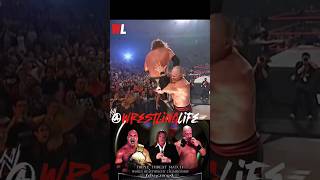 Triple H VS Goldberg VS KaneTriple Treat MatchWorld Heavyweight ChampionArmageddon short wwe [upl. by Allebram]