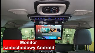 Monitor samochodowy dla dzieci i pasażerów Android  Ford Tourneo Custom  montaż [upl. by Ange]