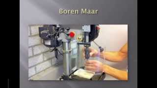 Instructie Boren met kolomboormachine [upl. by Anaert]