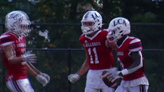 LCA Bulldogs earn win in brandnew stadium versus Franklin Co 496 [upl. by Yawnoc985]