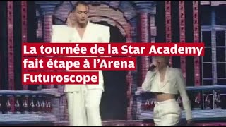 VIDEO La Star Academy fait étape à lArena Futuroscope de Poitiers [upl. by Cyb]