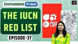 IUCN Red List Environment Primer  Drishti IAS English [upl. by Ban]