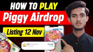 How to Play Piggy Piggy Airdrop  Piggy Piggy Working Details  Piggy Piggy Telegram Airdrop [upl. by Gala89]