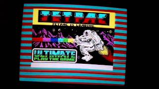 Sinclair ZX Spectrum Loading  Jetpac [upl. by Myca718]