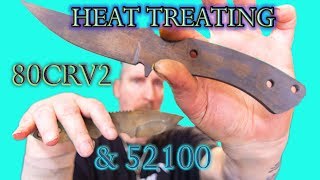 Heat Treating 80crv2 amp 52100 A Knife Makers Guide 2018 [upl. by Kalie]