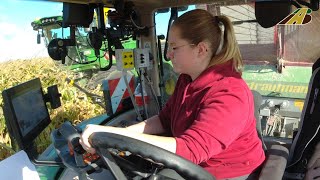 Großeinsatz Maishäckseln  Maisernte mit Feldhäcksler amp 10 Traktoren für Biogas Farmer Corn Harvest [upl. by Eremaj]