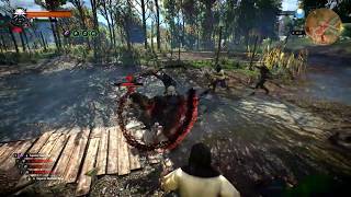 The Witcher 3 Longest Continuous Whirl  Awesome Blood Trails [upl. by Evadne]