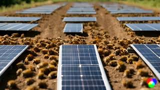 Quand les panneaux solaires sauvent les abeilles et boostent lagriculture [upl. by Doerrer]