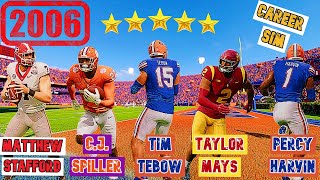 I brought the BEST Recruits in 2006 to 2024 to see how their careers would go on College Football 25 [upl. by Dieter]