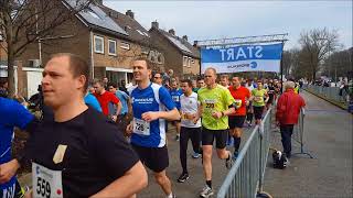 Start 10 km en halve marathon Harderwijk 2018 [upl. by Ahsinahs]