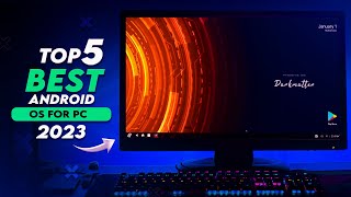 Top 5 Best Android OS for Low End Pc And Laptops 2023 [upl. by Koby875]