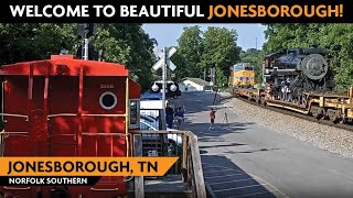 Jonesborough Tennessee USA  Virtual Railfan LIVE [upl. by Caron]