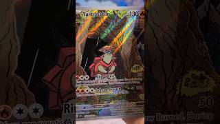 Turtonator Illustration Rare Another awesome Stellar Crown pull pokemon pokemontcg stellarcrown [upl. by Zobias]