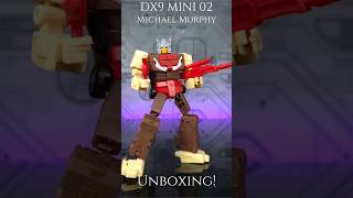 DX9 Mini 02 Michael Murphy  Legends Scale Headmaster Chromedome Unboxing transformers toys 80s [upl. by Egres]