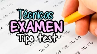 TÉCNICAS DE EXAMEN TIPO TEST [upl. by Lucille716]