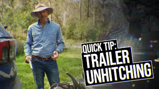 Quick Tip Unhitching your trailer [upl. by Ortrude]