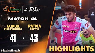 PatnaPirates win over JaipurPinkPanthers  ProkabaddiOnStar [upl. by Isawk]