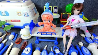 ASMR 8 Minutes Satisfying with Unboxing Doctor Toys Baby Doll amp Ambulance Playset Toys Review [upl. by Anomar]