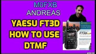 Yaesu FT3d How to use DTMF [upl. by Ociram96]